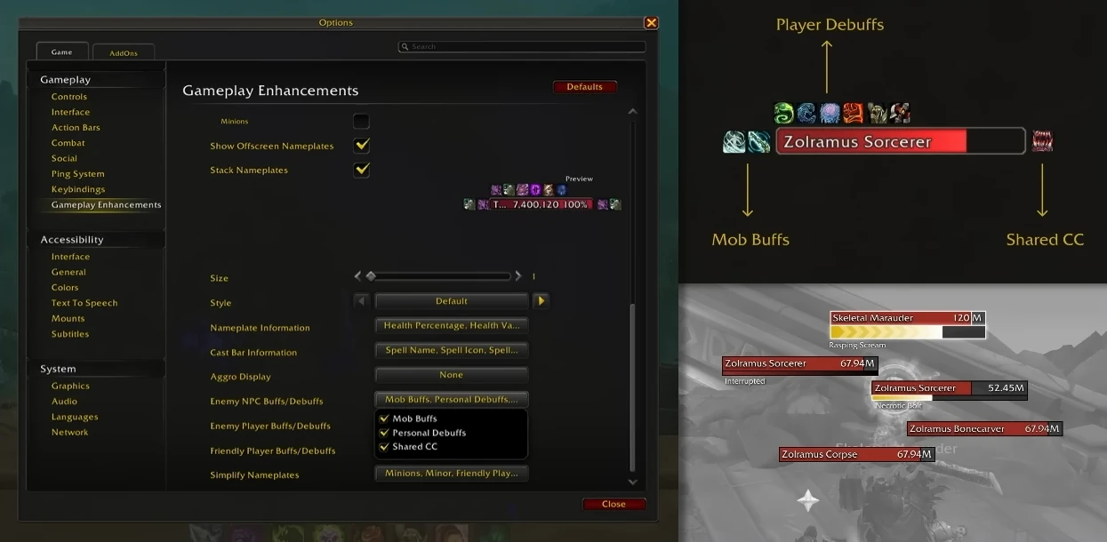 WoW Midnight: UI - Nameplates