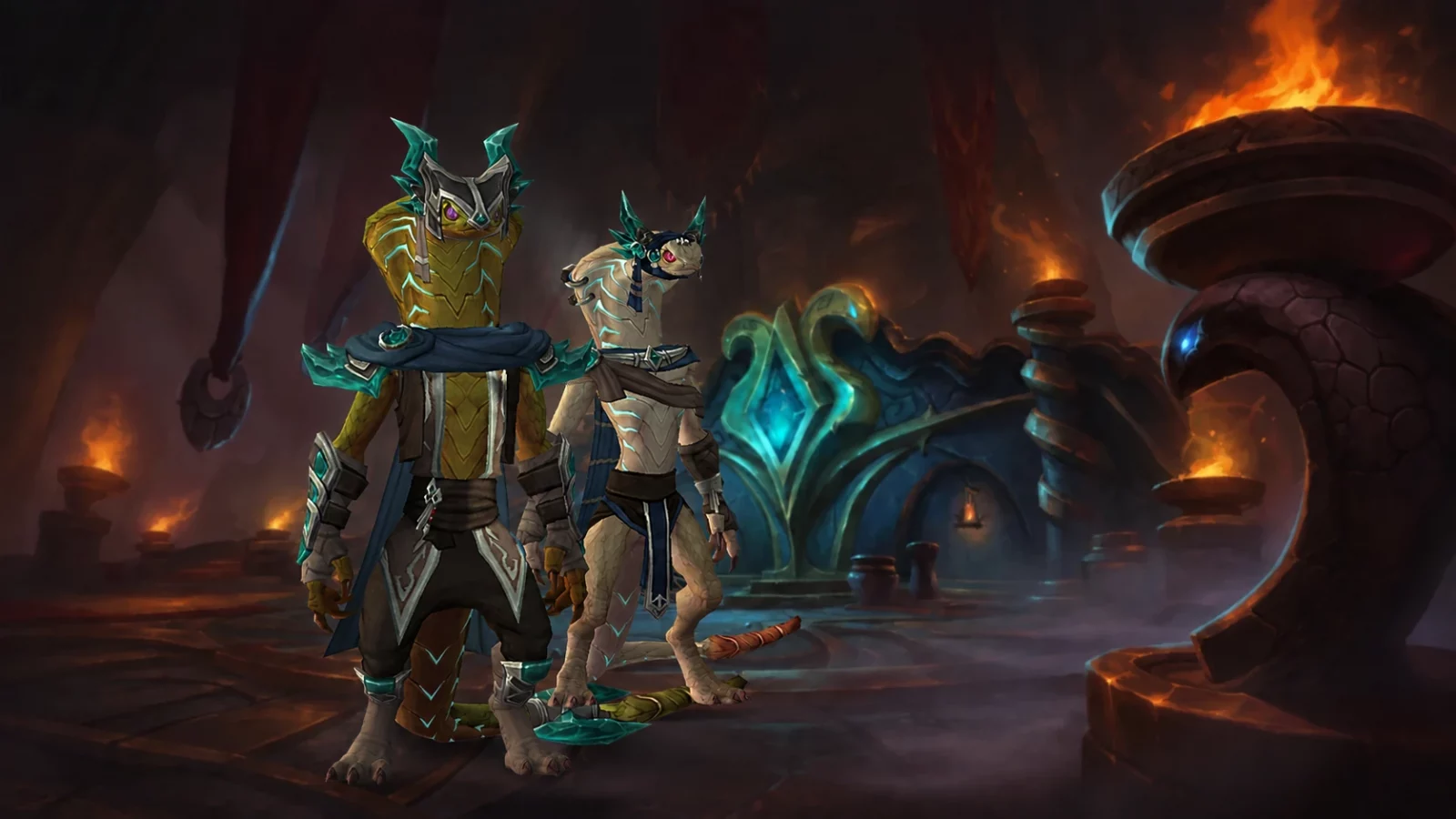 WoW Midnight: Adderis und Aspix im Tempel von Sethraliss