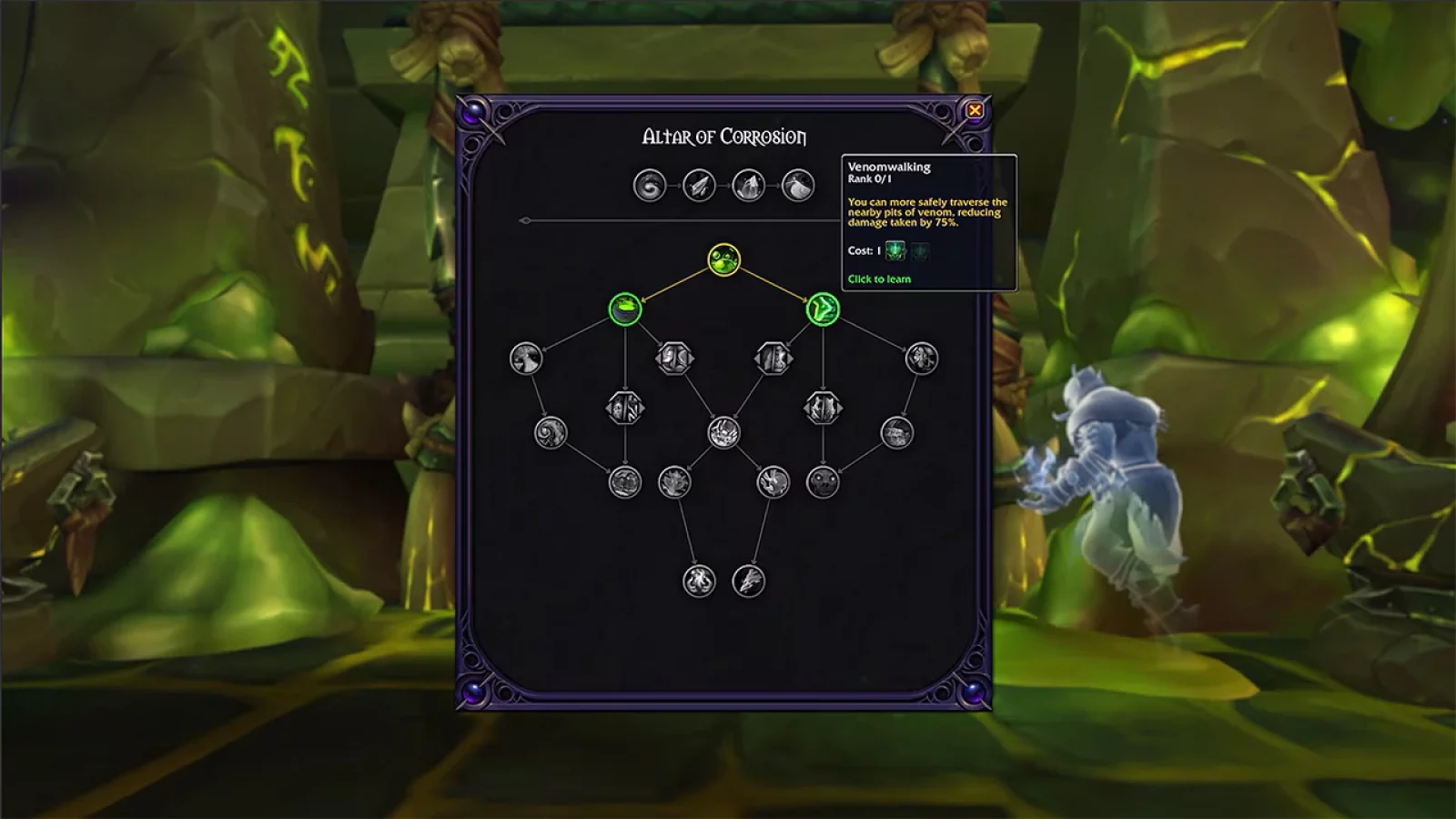altar der korrosion skills