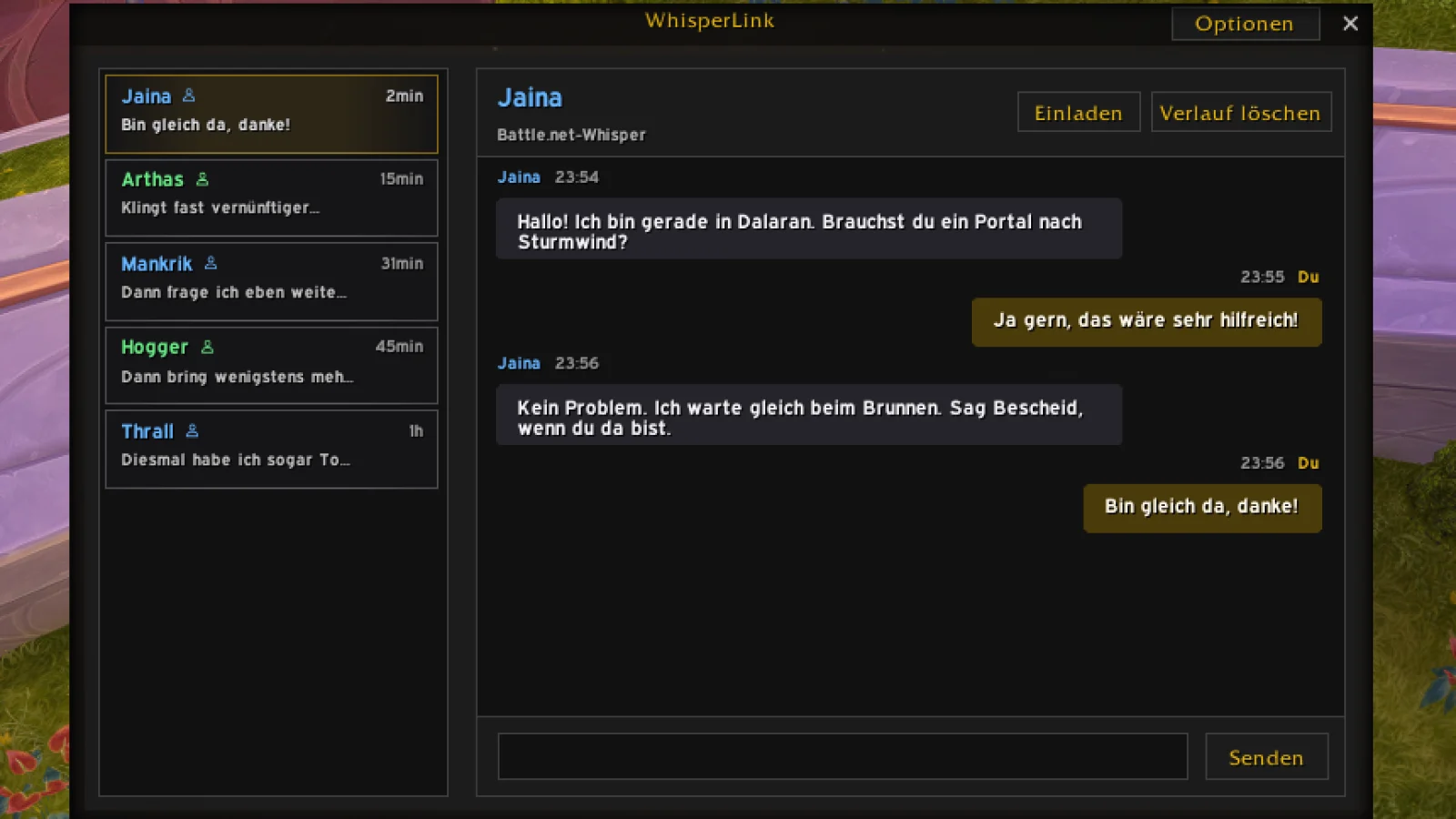 whisperlink screenshot ellesmereui