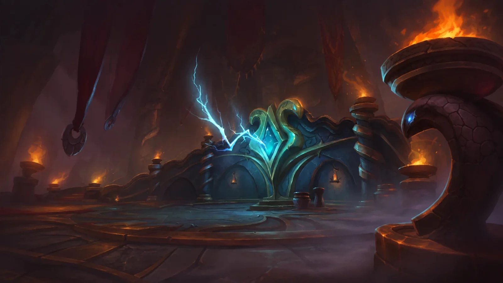 WoW Midnight: Ladebildschirm des Tempels von Sethraliss
