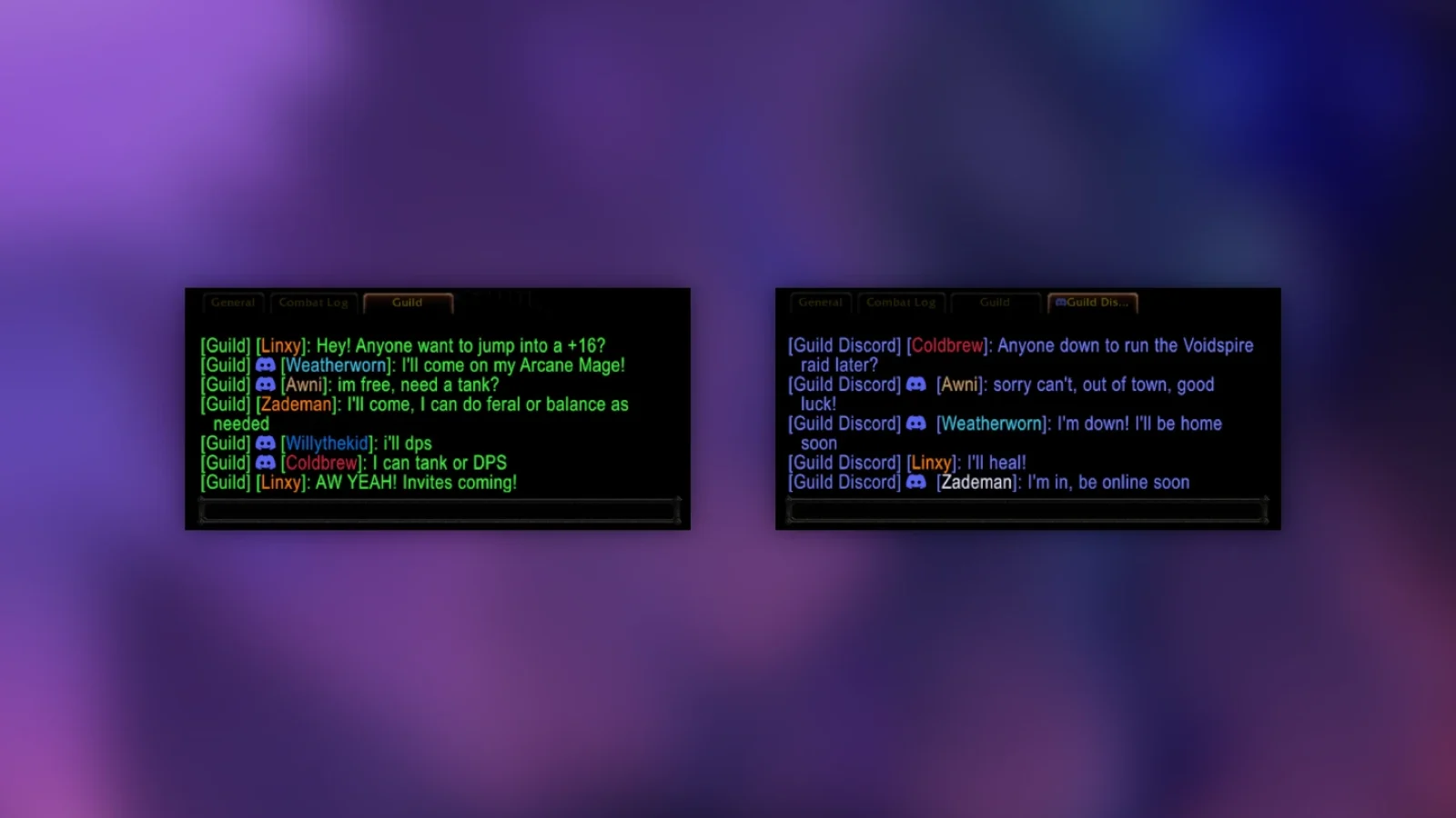 Discordchat als neue Socialfunktionen in WoW Patch 12.1 Fluch von Ula'tek